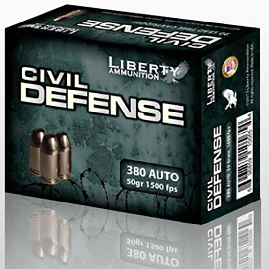 LIB AMMO CIVIL DEFENSE 38SPL COPPER 50GR 20/50 - Ammunition